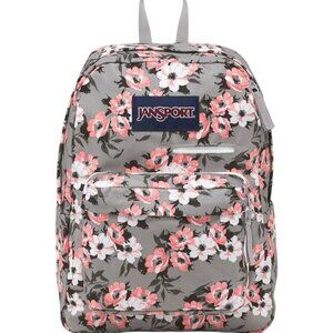 Jansport NWOT Digibreak White Cherry Blossom 2025 Backpack Large Computer Pocket